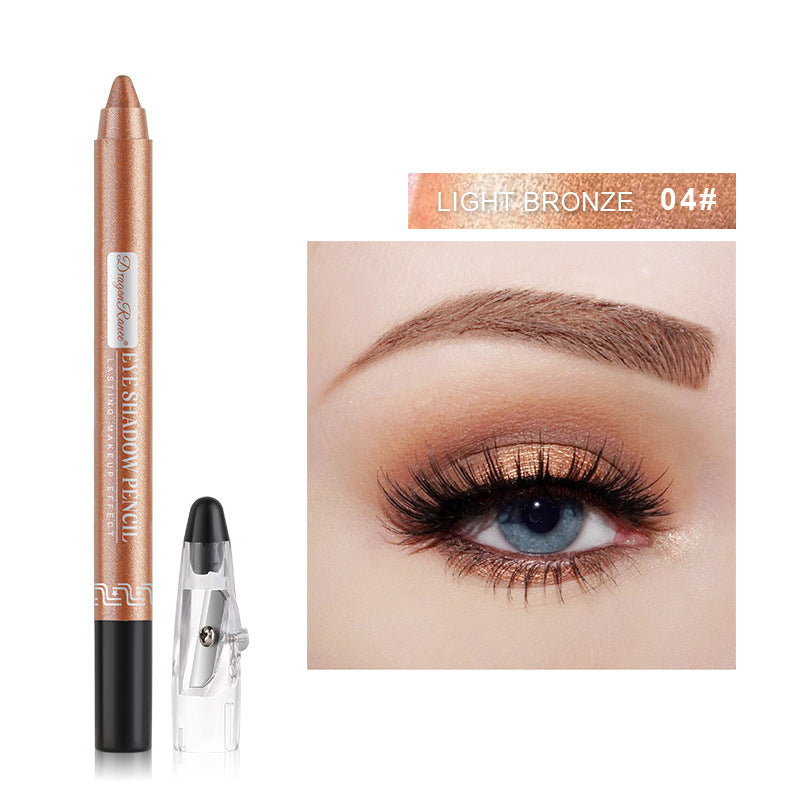 Eyeliner Eye Shadow Stick Shadow Pearlescent Eyeliner With Penknife Bubble Pen