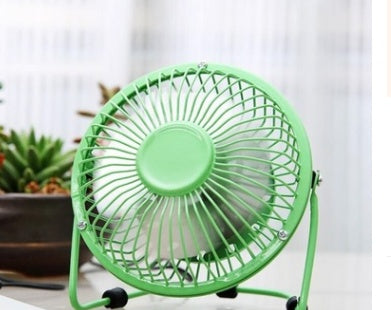 Four Inch Mini USB Iron Aluminum Leaf Office Computer Coolingquiet Fan