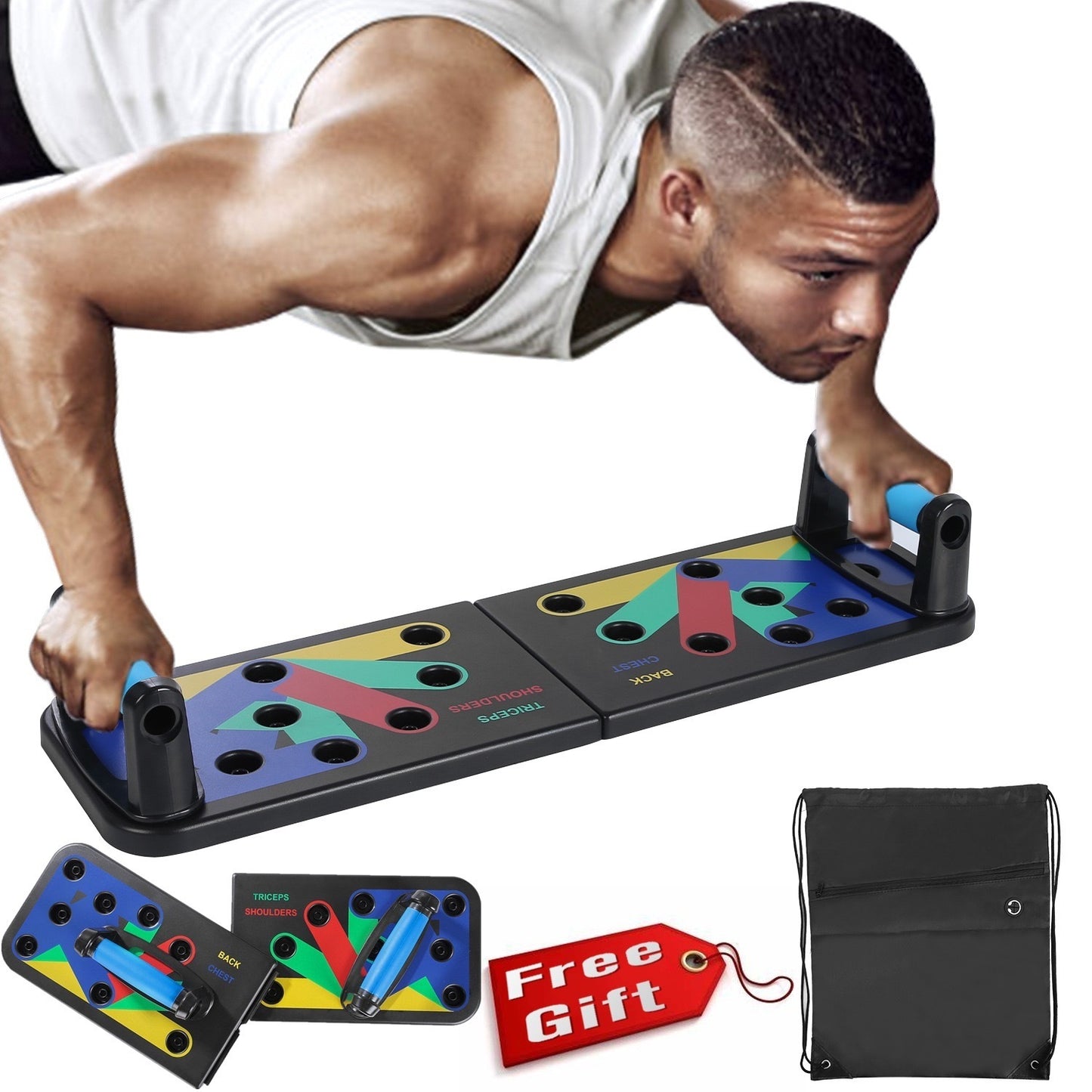 Multifunctional Push-ups Fitness Board Bracket Aid