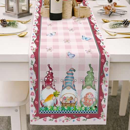 Easter Checkered Table Flag