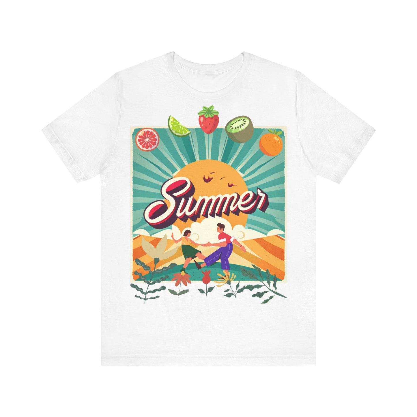 Unisex Jersey Short Sleeve Summer Tee