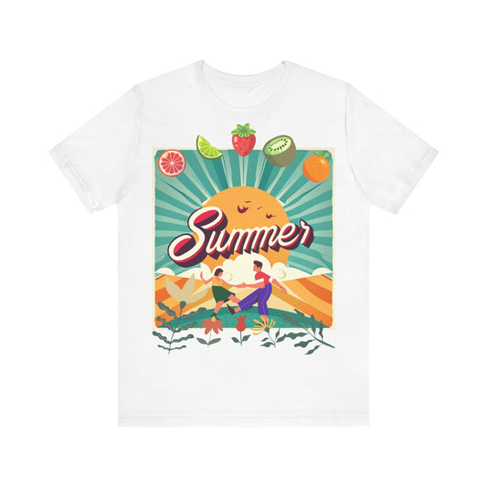 Unisex Jersey Short Sleeve Summer Tee