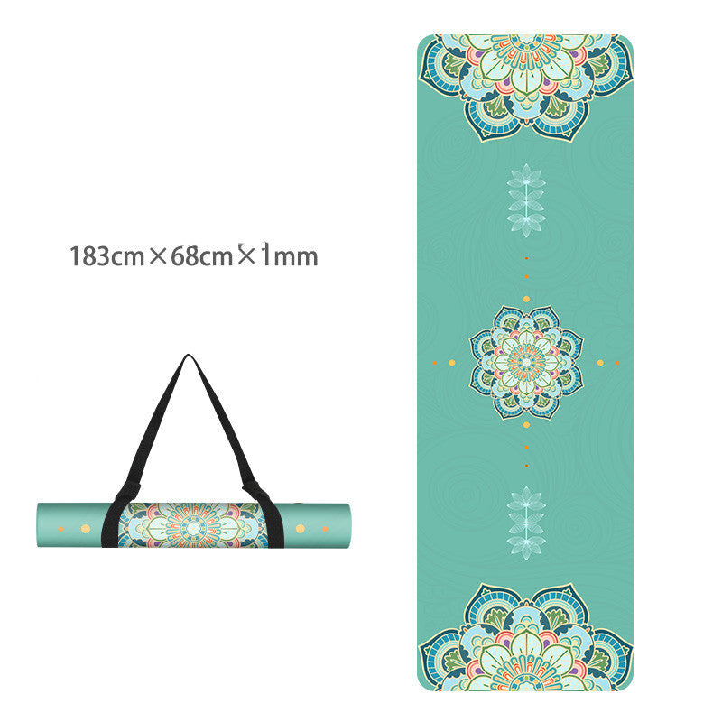 Natural Rubber Thin Portable Yoga Mat Drape