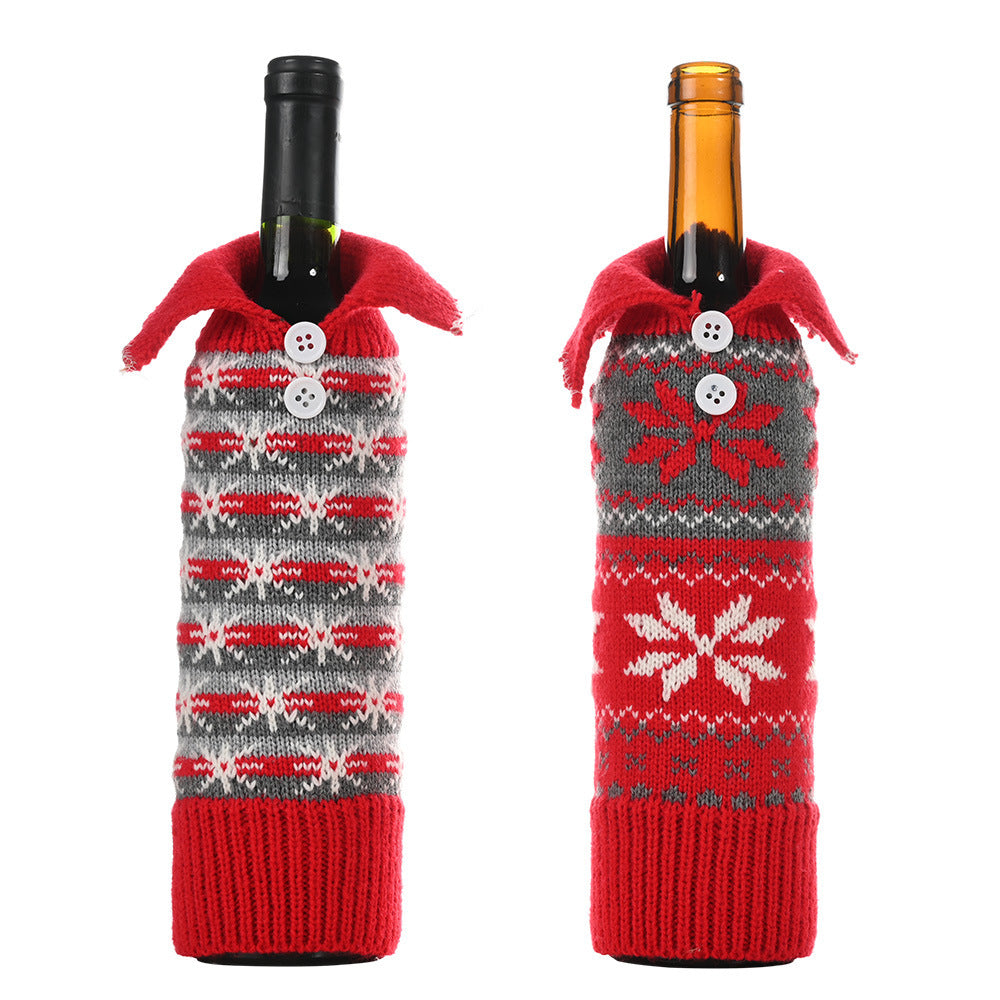 Hot Sale Button Snowflake Wine Bottle Cooler