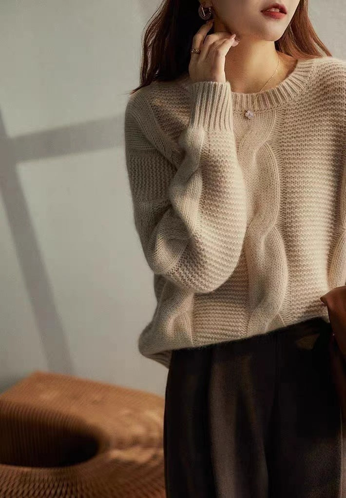 Women's Woolen Autumn And Winter  Loose Thick Sweater