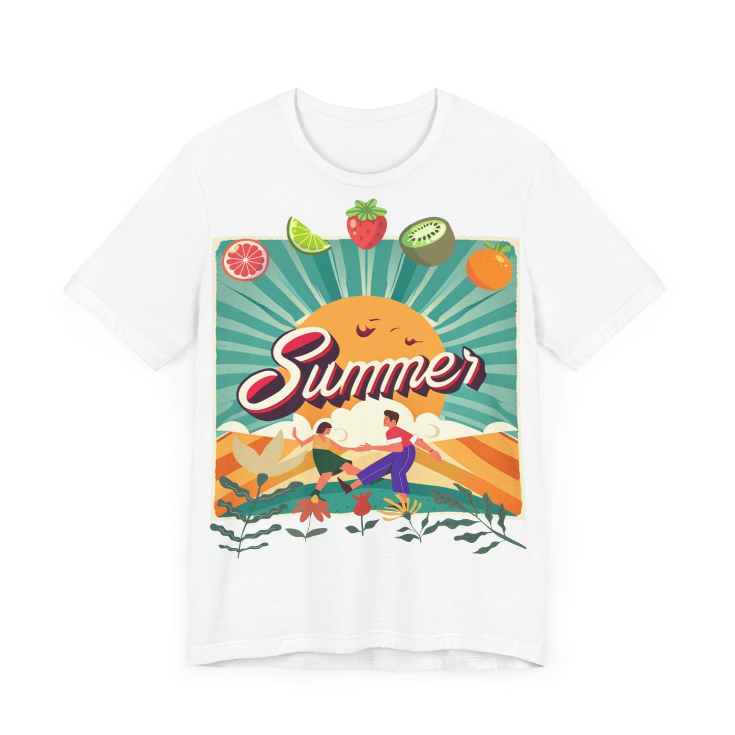 Unisex Jersey Short Sleeve Summer Tee