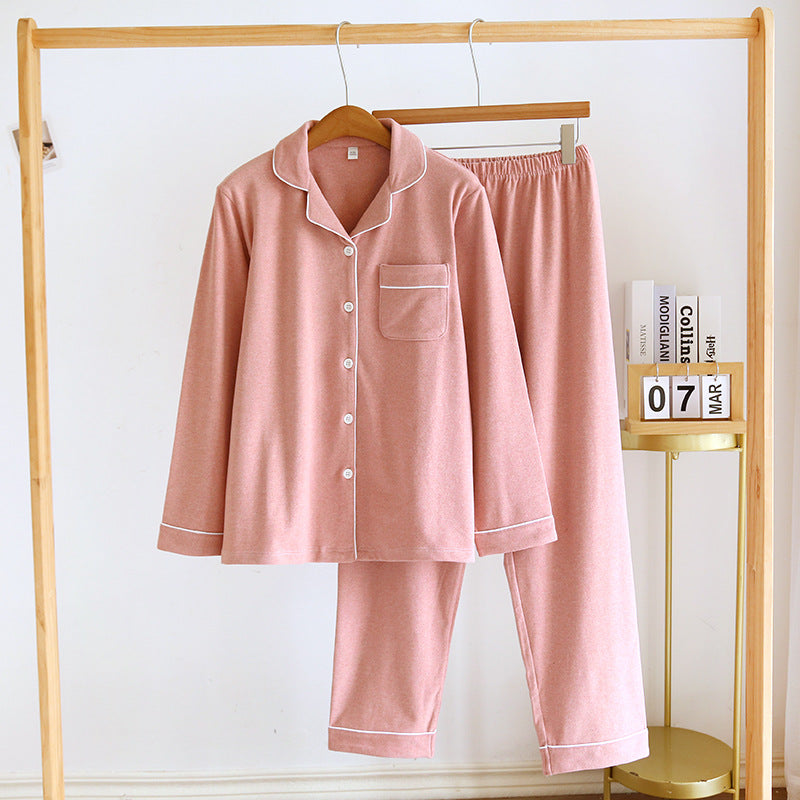 WinterCozies: Thickened sanded fabric pajamas for warm cardigan comfort in autumn and winter.