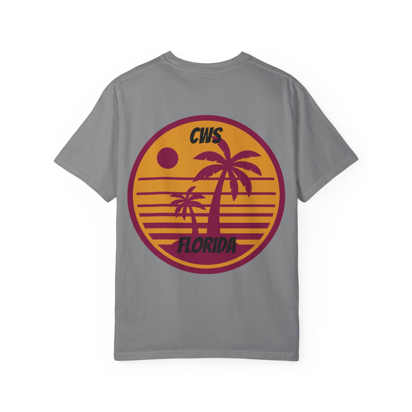 CWS Florida Unisex-T-Shirt im Garment-Dyed-Verfahren von Cozy Winter Store (Versand nur innerhalb der USA)