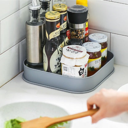 Multifunctional Rotating Shelving Condiment Rotating Storage Box