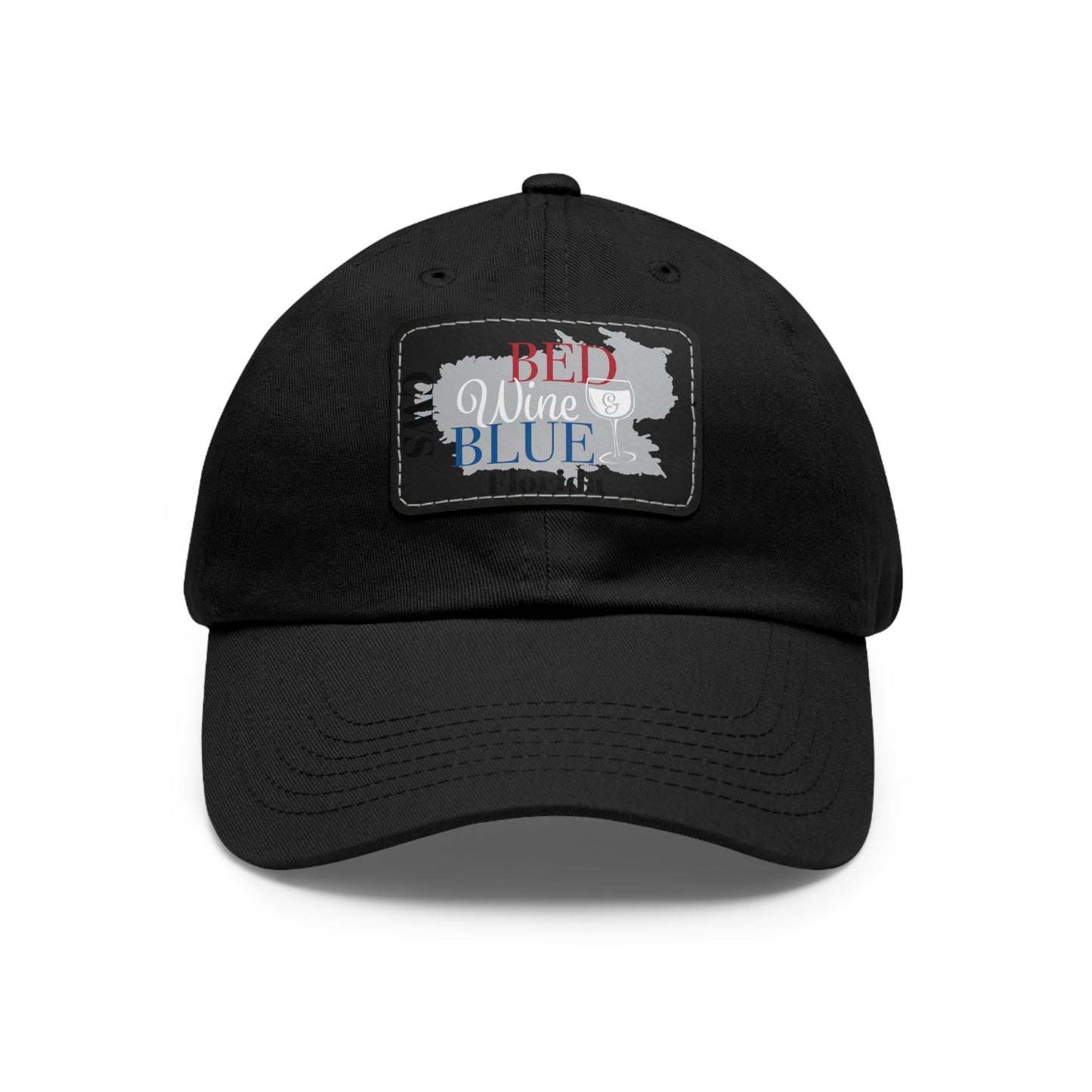 CWS Florida Dad Hat with Leather Patch By Cozy Winter Store (ships within USA only)