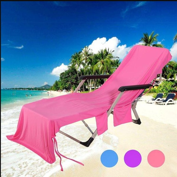 Beach chair towel-cover