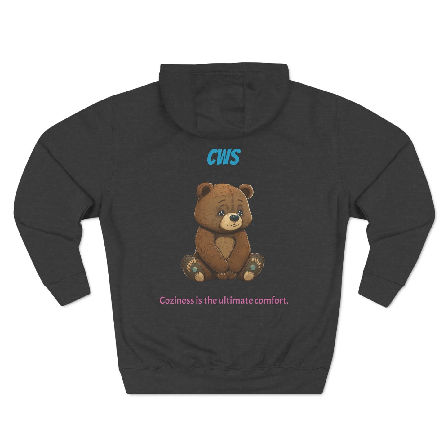 CWS Cozy Bear Three-Panel Fleece Hoodie By Cozy Winter Store