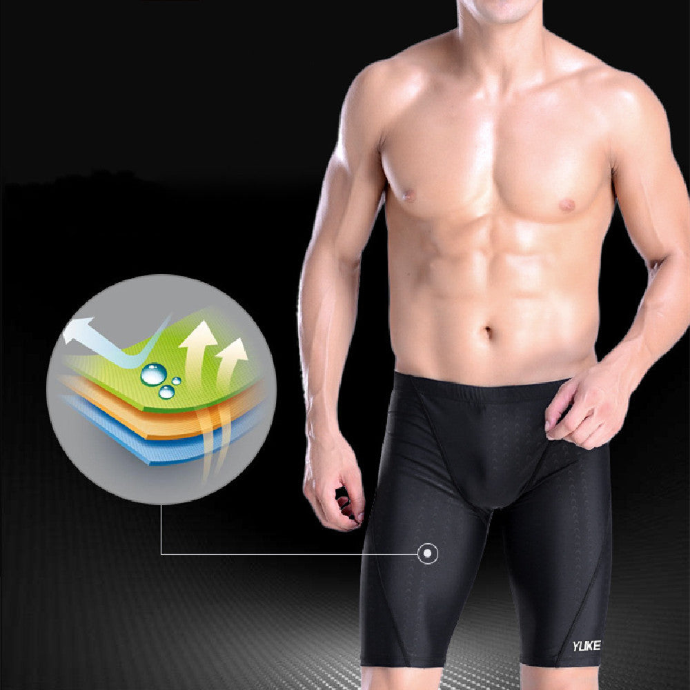 Men's Waterproof Equipment Swimming Cap Goggles Suit