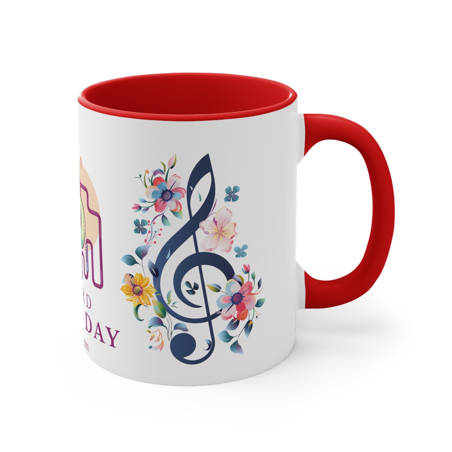 CWS Celebrations World Music Day Accent Coffee Mug, 11oz