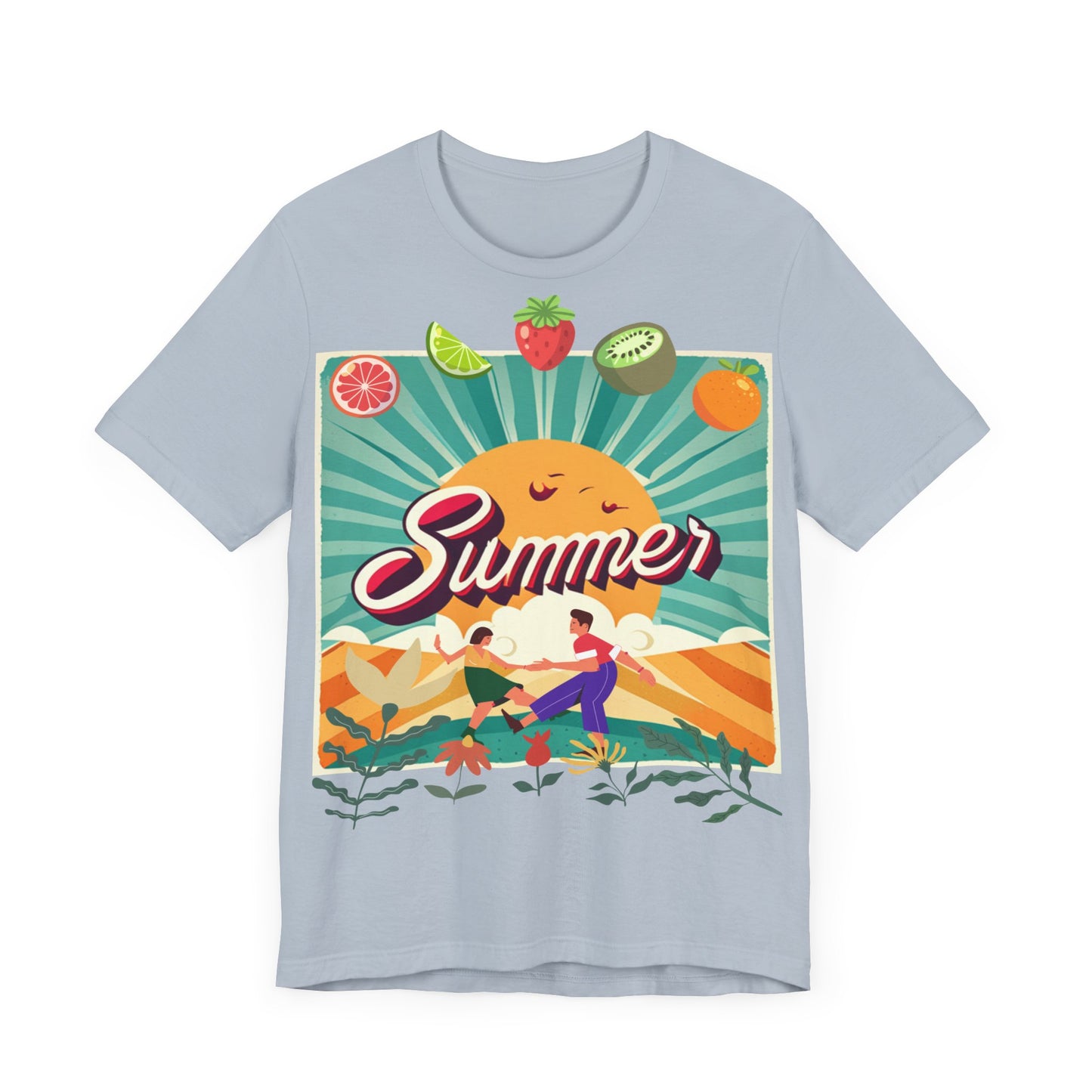 Unisex Jersey Short Sleeve Summer Tee