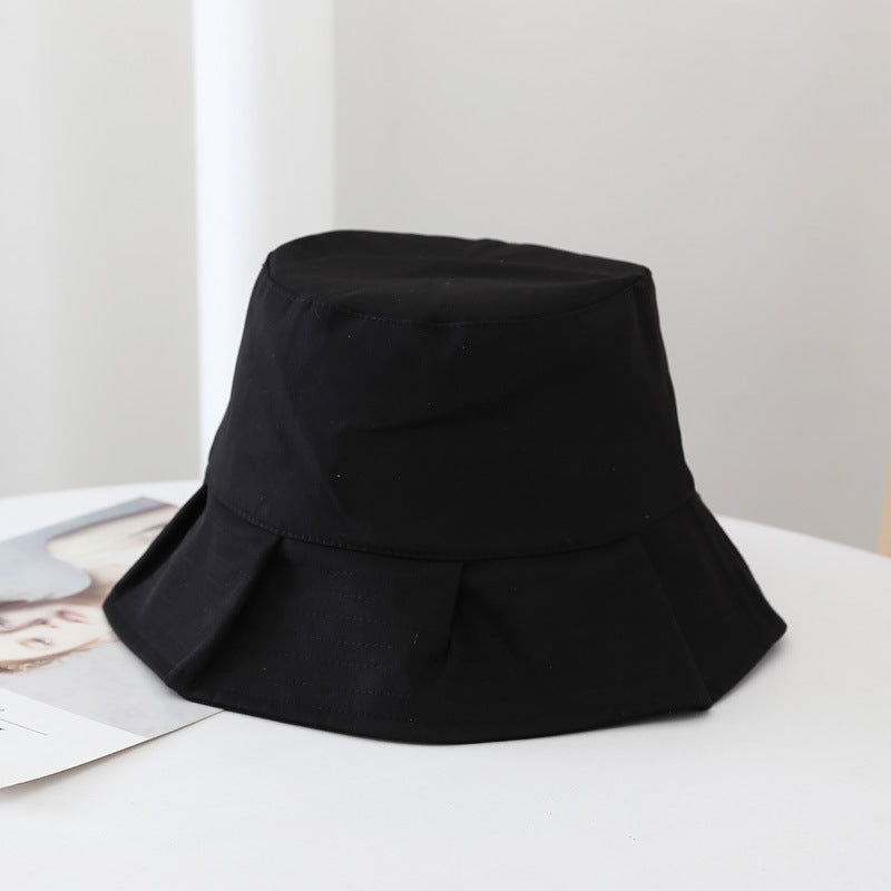 Women Sun Hats Female Summer Solid Bucket Hat Lady Pure Color Panama Cotton Outdoor Fisherman Hat