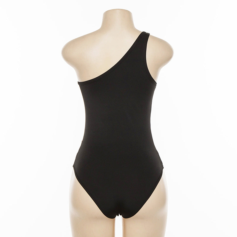 Women's mesh one-piece swimsuit