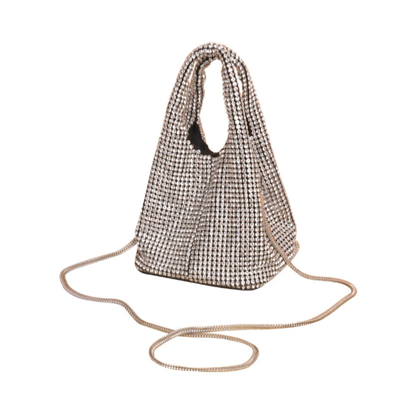 Women's Cross Body Portable Chain Gas Evening Bag