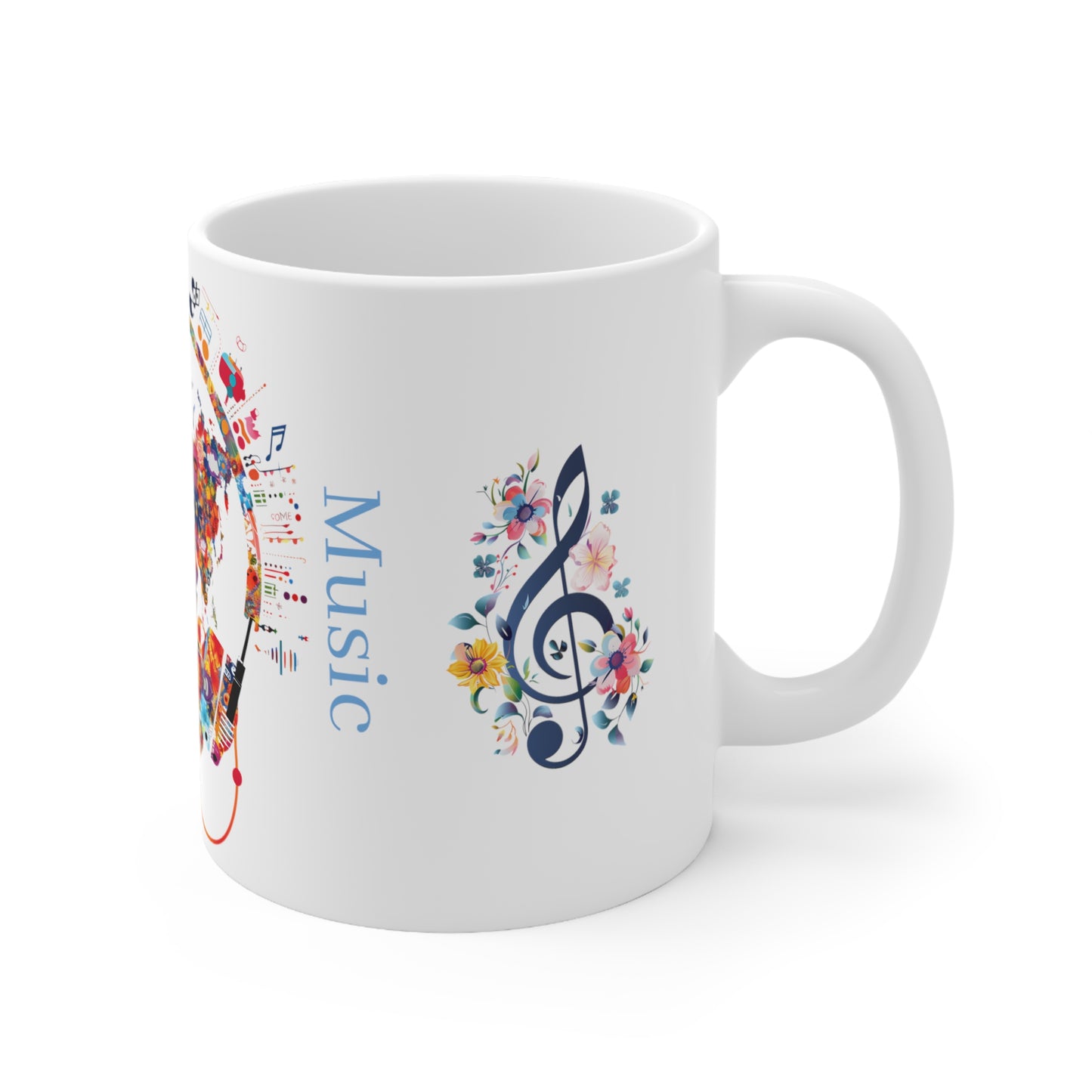 CWS Celebrations World Music Day White Ceramic Mug, 11oz