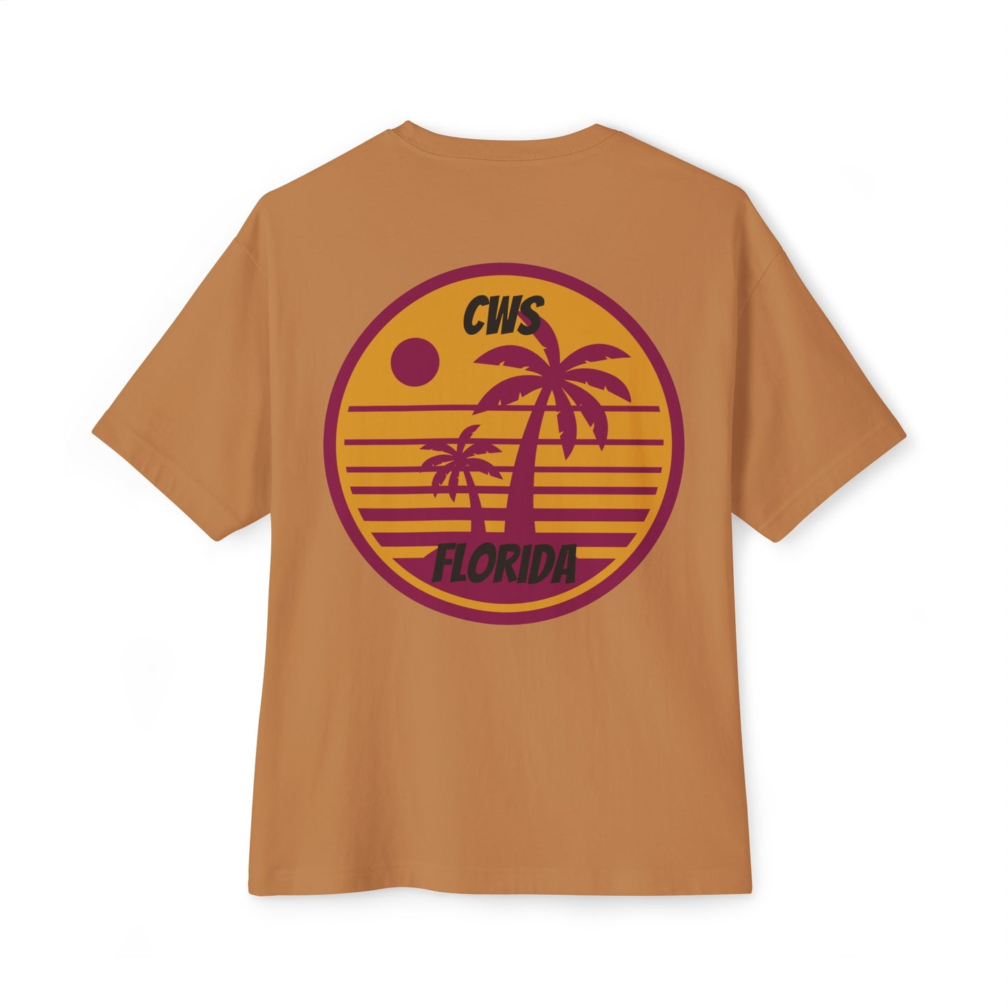 CWS Florida Unisex Oversized Boxy Tee By Cozy Winter Store (ships within USA only)