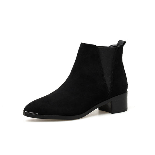 DocStride's MartinGlam High-Heel Ankle Boots