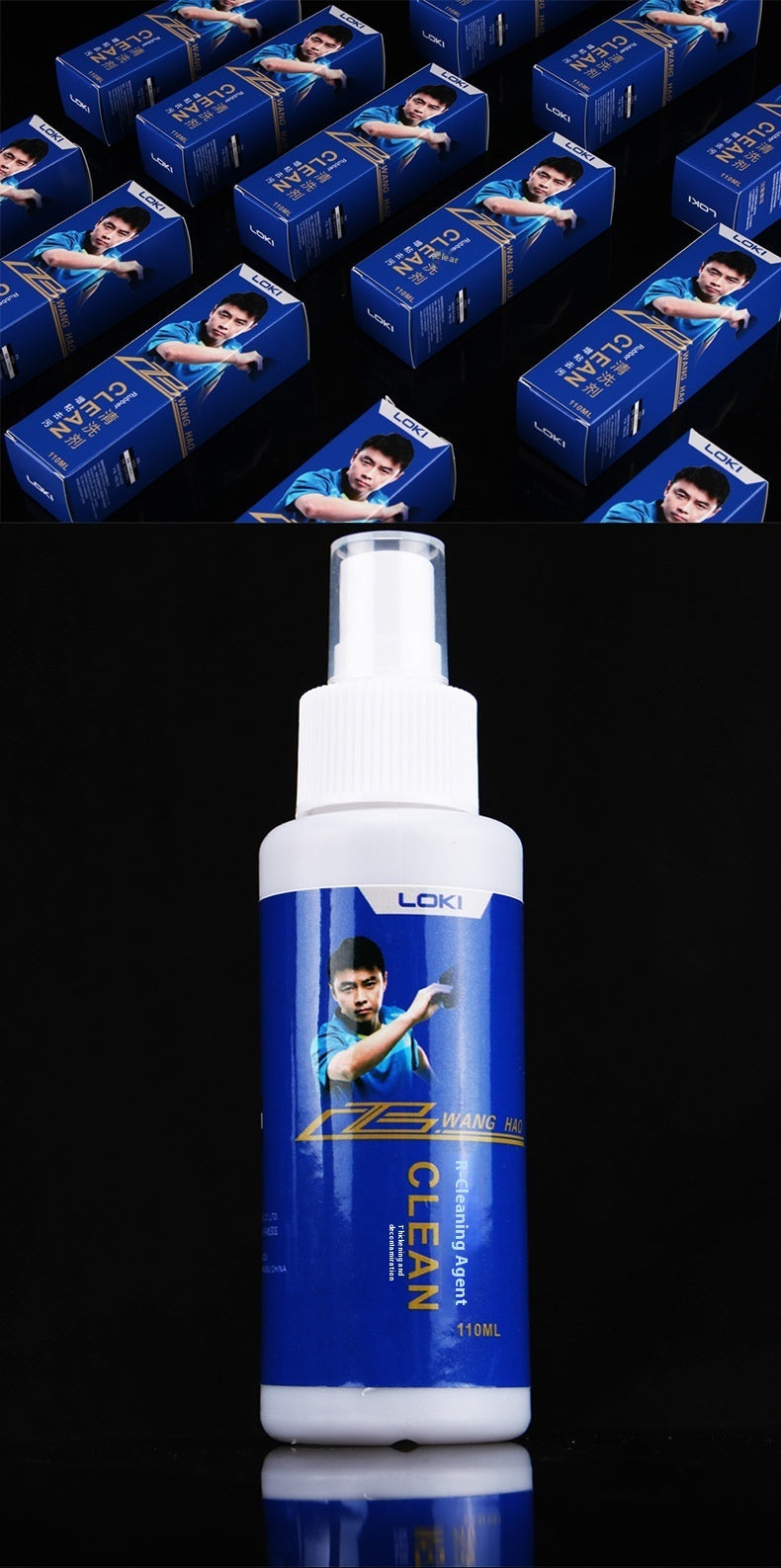 Table Tennis Blade Covering Rubber Cleaning Agent 110ml Liquid Tackifier Cleaning