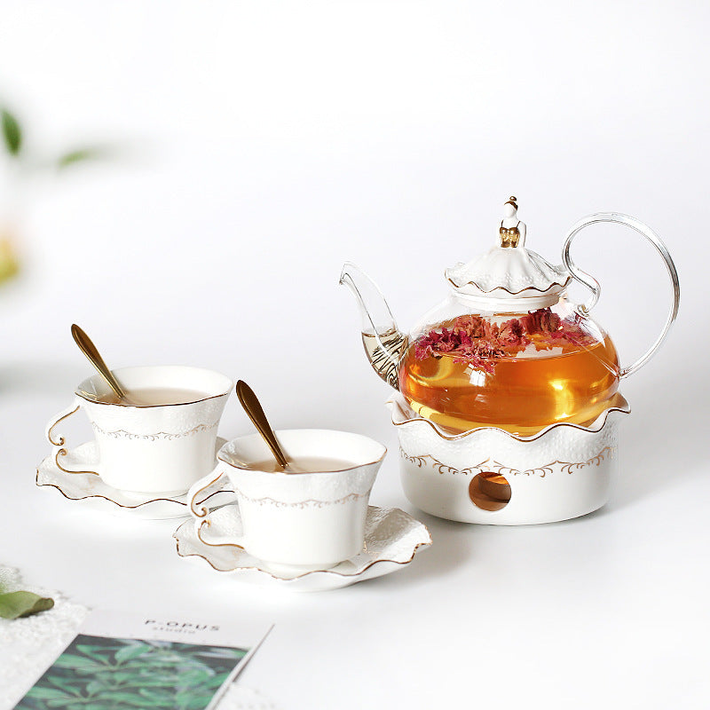 Afternoon Tea Set Ceramic British Flowering Tea Cup Set