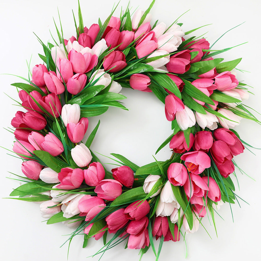 Spring Simulation Tulip Garland Home Ornamental Flower