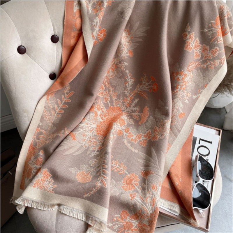 Cashmere Like Thickened Shawl Scarf