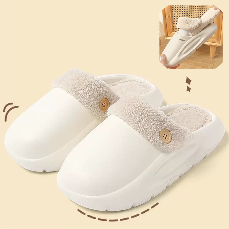 WashNCozy: Winter warm house shoes with detachable washable feature for women.