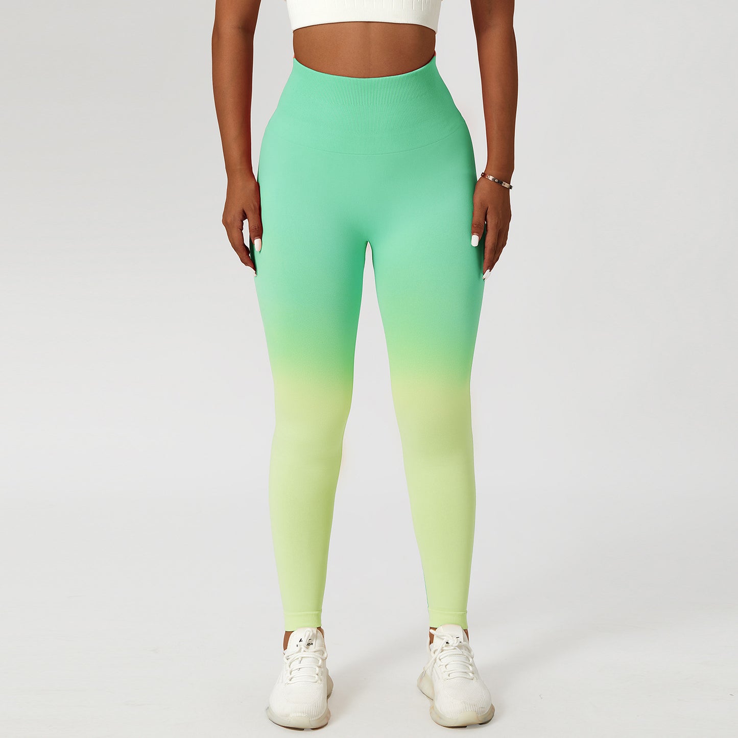 Gradient High Waist Fitness Tight Outdoor Pants: Stay Stylish and Supported During Workouts