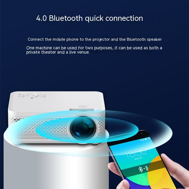 Household HD Portable Mini Projector