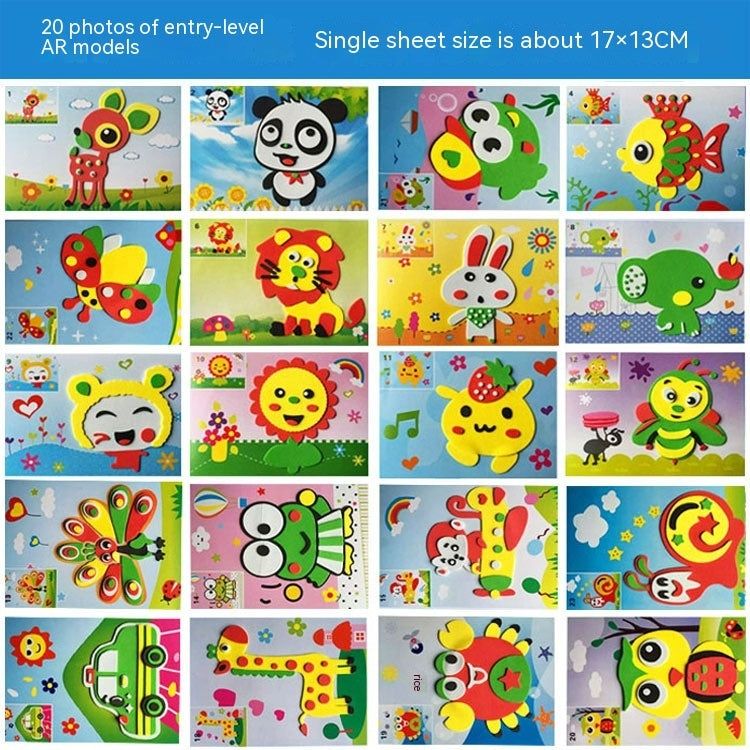 Creative Printed 3D Stickers For Children