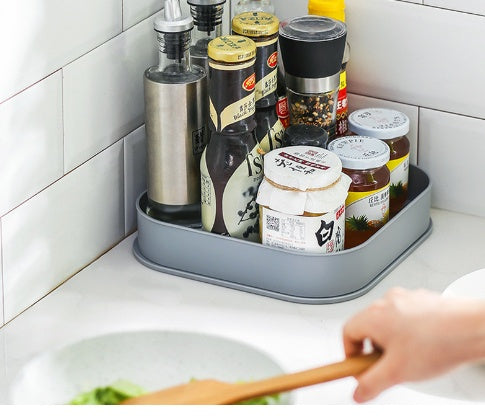 Multifunctional Rotating Shelving Condiment Rotating Storage Box