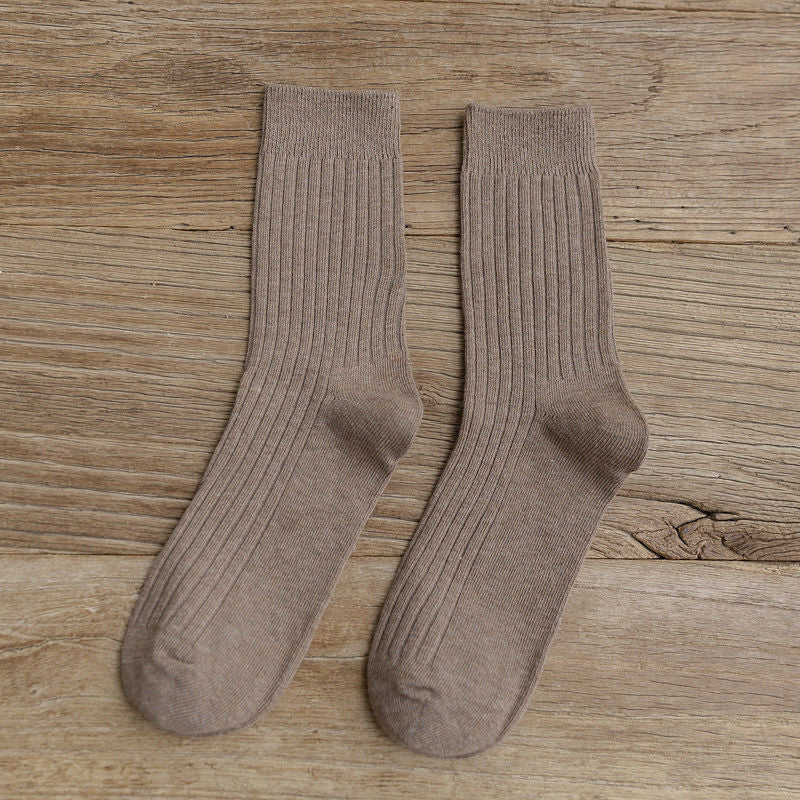 Herbst und Winter weibliche Baumwolle lange Socken