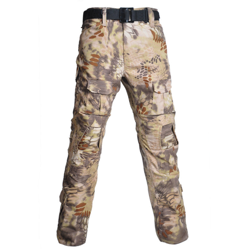 Camouflage Tactics Pants Scratch-resistant Wear-resistant Frog Combat Trousers