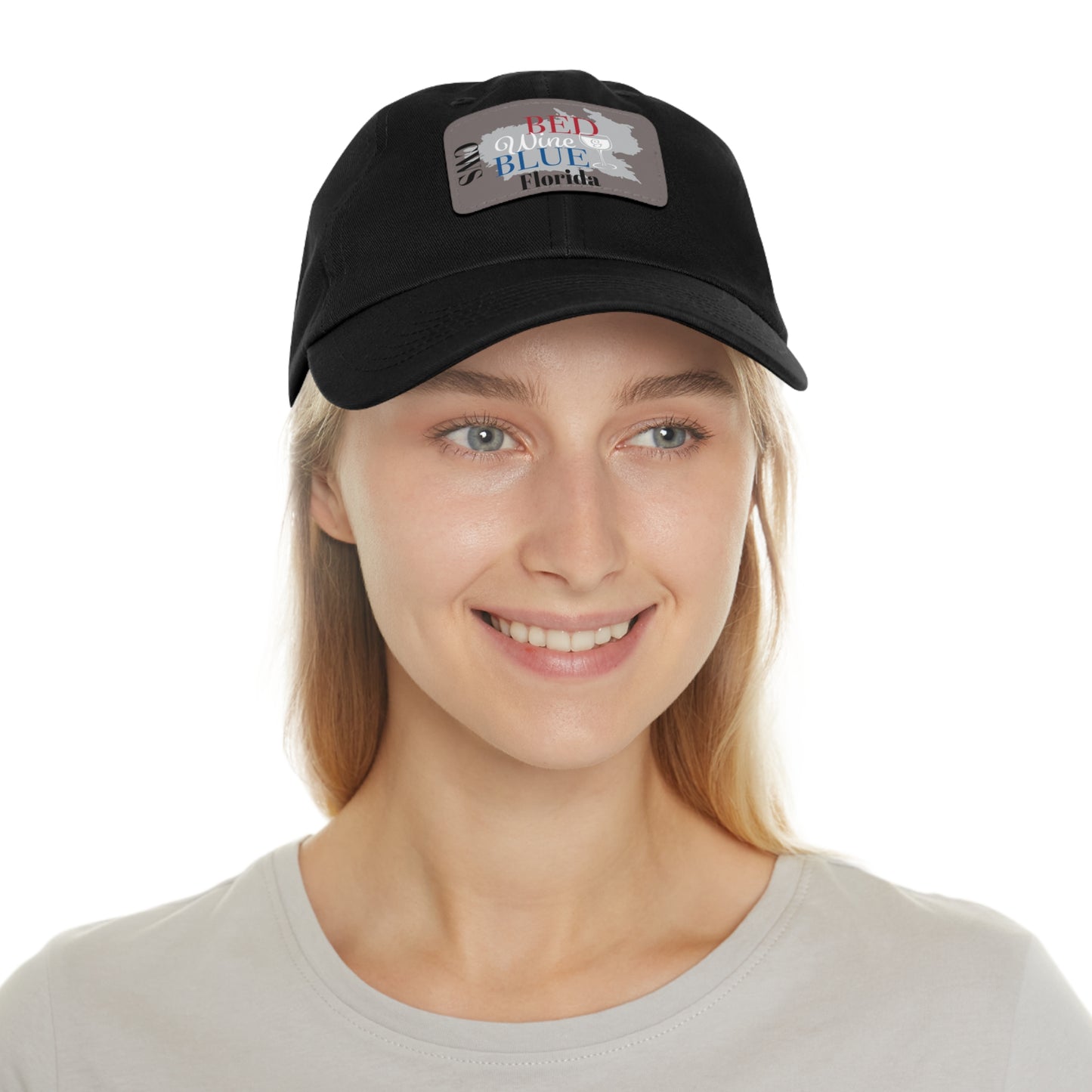 CWS Florida Dad Hat with Leather Patch By Cozy Winter Store (ships within USA only)