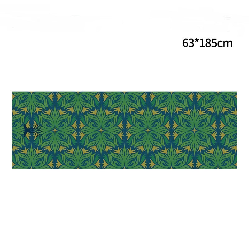 Non-slip printed yoga mat