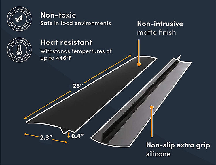 Kitchen For Cooktop Use Fissure Sealant Flame Retardant High Temperature Resistant T-type Gas Stove 21-inch25-inch Silicone Gap Strip