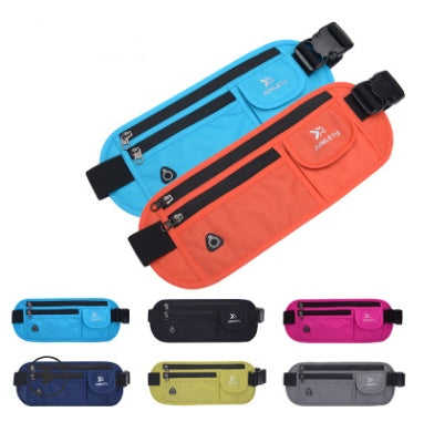 Outdoor running pockets multi-function travel travel passport bag ladies ultra-thin personal mobile phone pockets