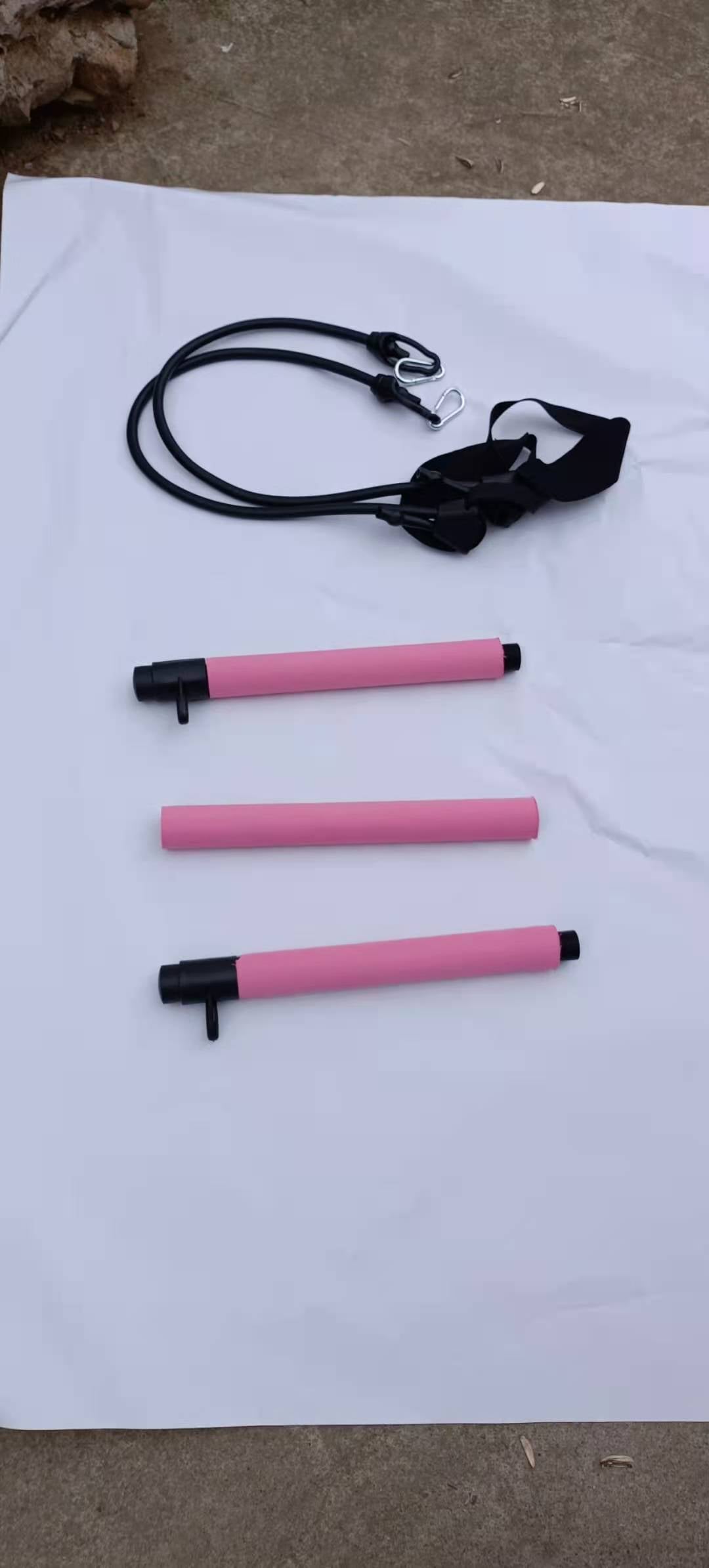 Dreiteiliger Pilates-Fitnessstick