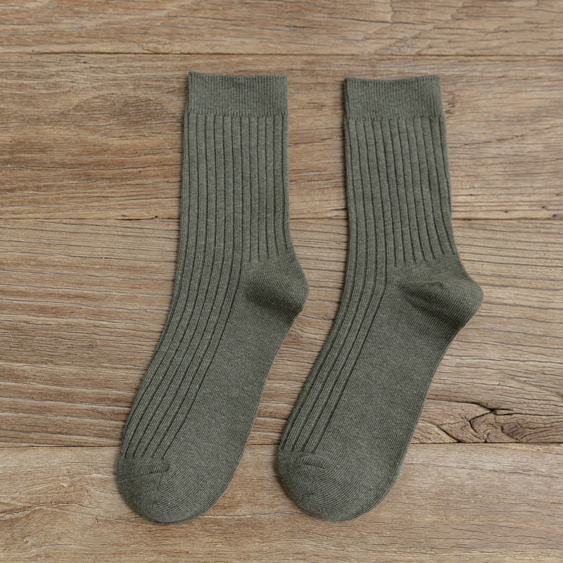 Herbst und Winter weibliche Baumwolle lange Socken