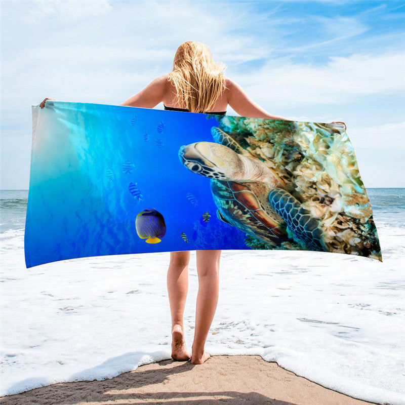 Square beach towel