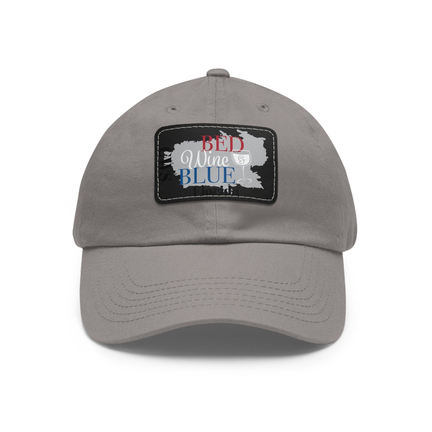 CWS Florida Dad Hat with Leather Patch By Cozy Winter Store (ships within USA only)