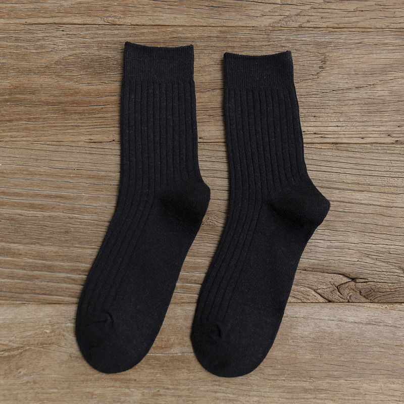 Herbst und Winter weibliche Baumwolle lange Socken