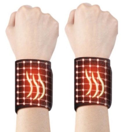 Self heating wrist guard