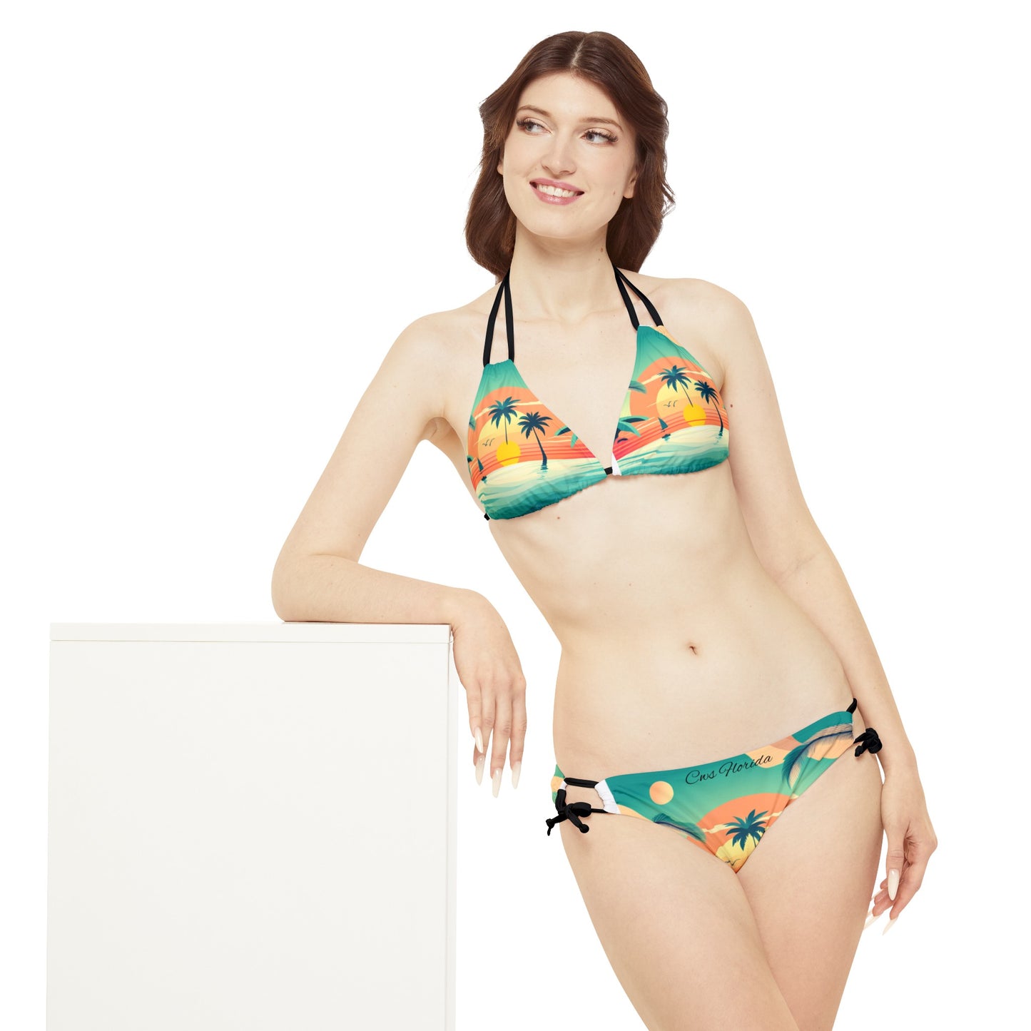 CWS Florida Riemchen-Bikini-Set (AOP) von Cozy Winter Store 