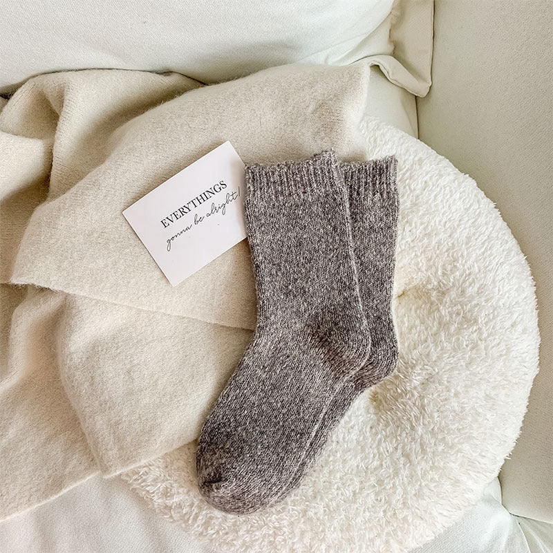 CozyCloud: Women's Winter Wool Tube Socks - Thermal & Thicken for Ultimate Warmth