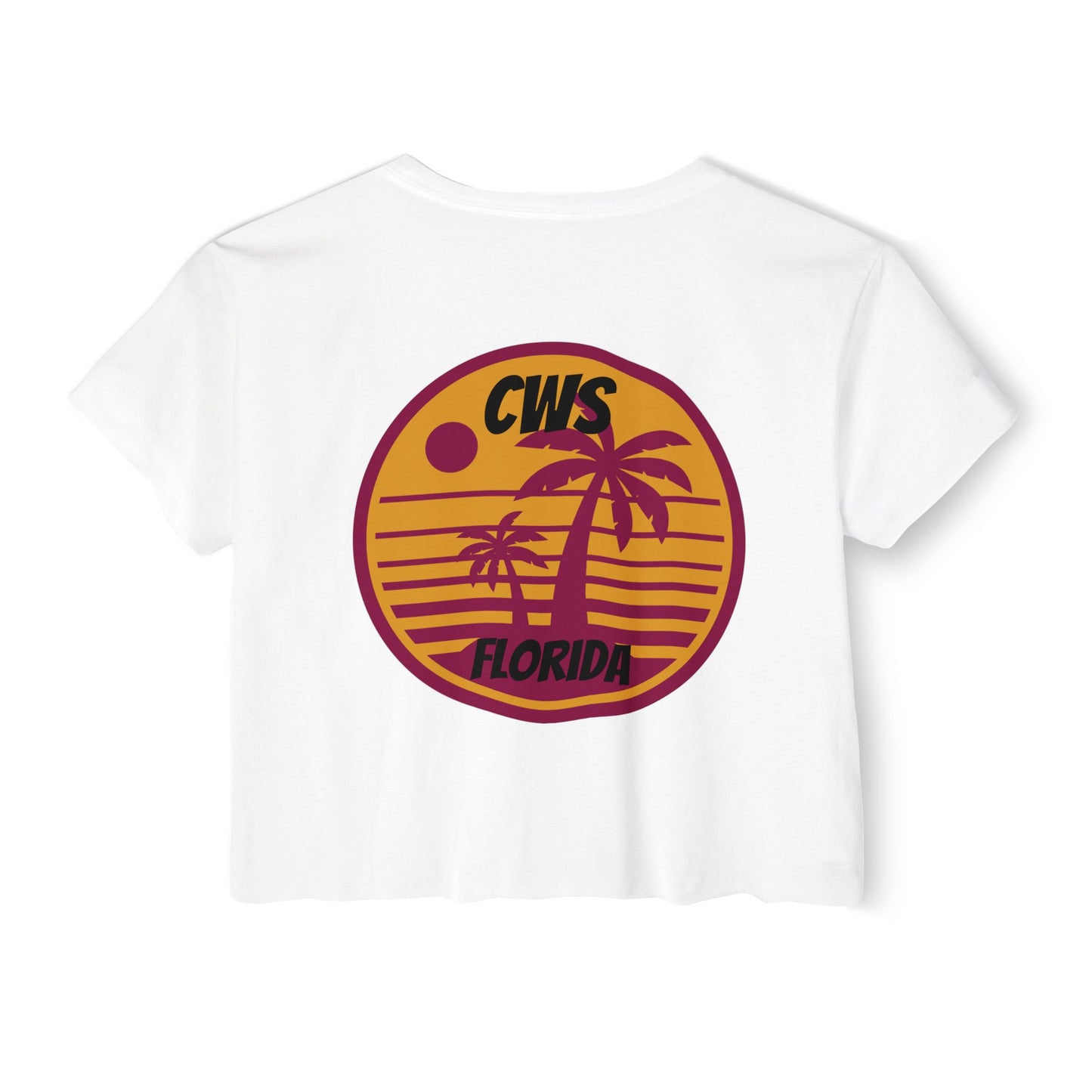 CWS Florida Women's Festival Crop Top By Cozy Winter Store (ships within USA only)