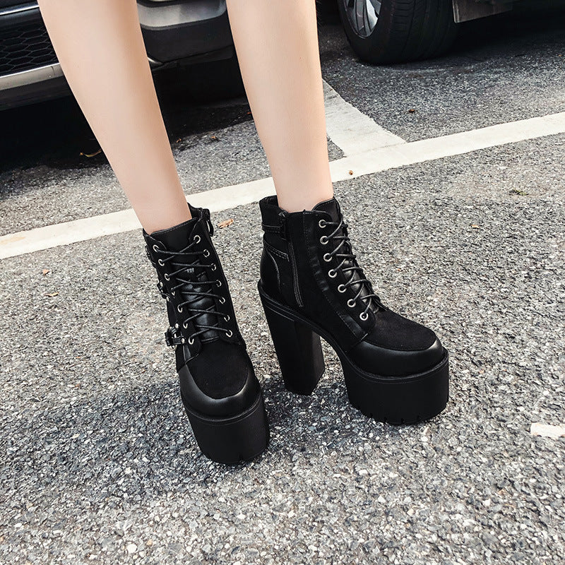 Super high heel boots